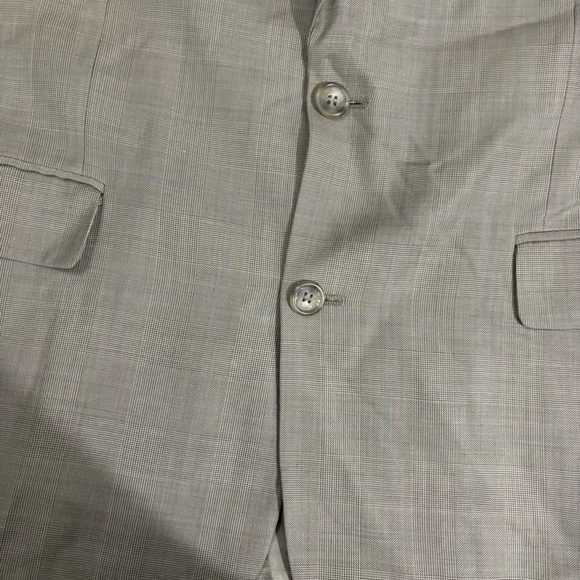 Brooks Brothers Men’s Sport Coat Jacket 41R 100% Wool Beige Brown Made In Italy - Picture 11 of 13